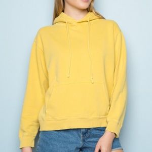 Brandy Melville Yellow Hoodie